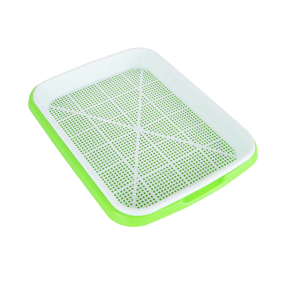 Microgreens Sprouter Tray Hydroponic/Sprouting Tray For Sprout Horticultural Hydroponic Systems Tray Garden Nursery Potted