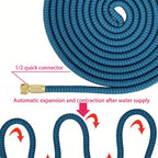 Garden Water Pipe 2.5-30M Farm Irrigation Expandable Flexible Two-Color Tube Car Washing Foam Water Gun, Garden Tools