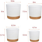 Plant Pots, Lightweight Large Pots for Indoor Plants and Outdoor Plants, Large Plastic Pots with Drainage