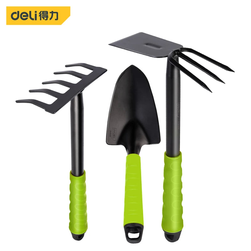 Multifunctional Garden Tools Set Hand Planting Shovel Spade Rake Trowel Home Gardening Tools for Flowers Succulent Tranplanting