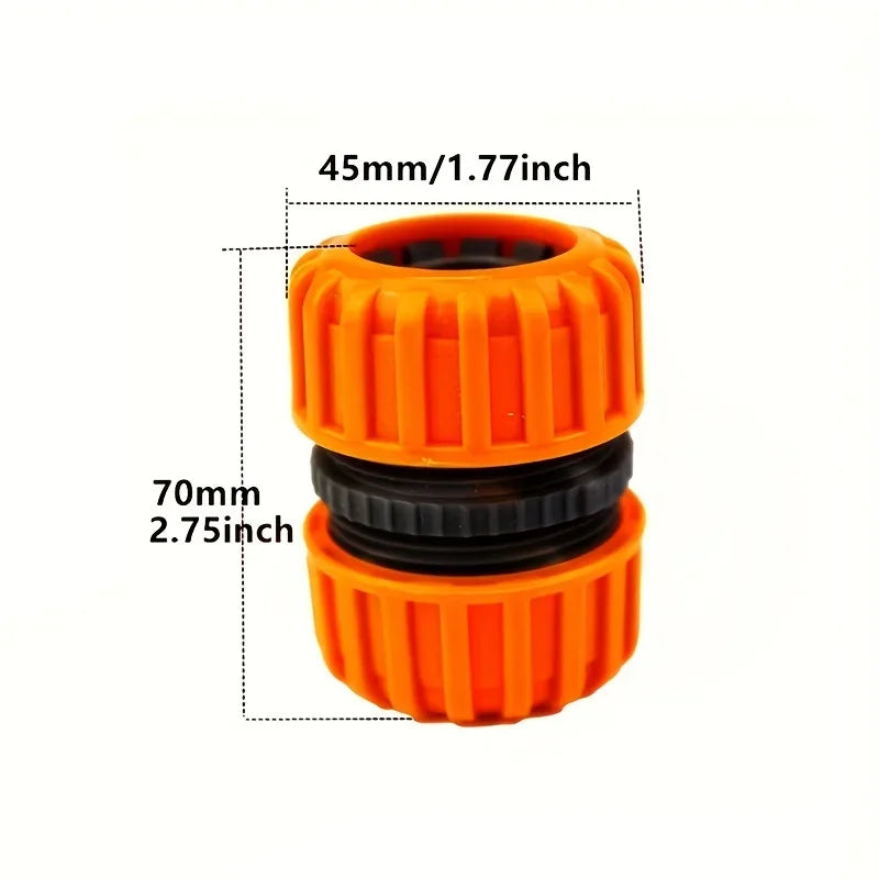 Garden Hose Connector 1/2' 3/4' 1' Inch Pipe Coupler Stop Water Connector 12mm 19mm 25mm Hose Bore Repair Joint Irrigation