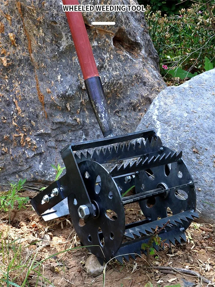 Cultivator Weeding Head Gardening Farm Heavey Weeding Head Grass Remover Tool Attachment Weeding Wheels Weeder Accessories