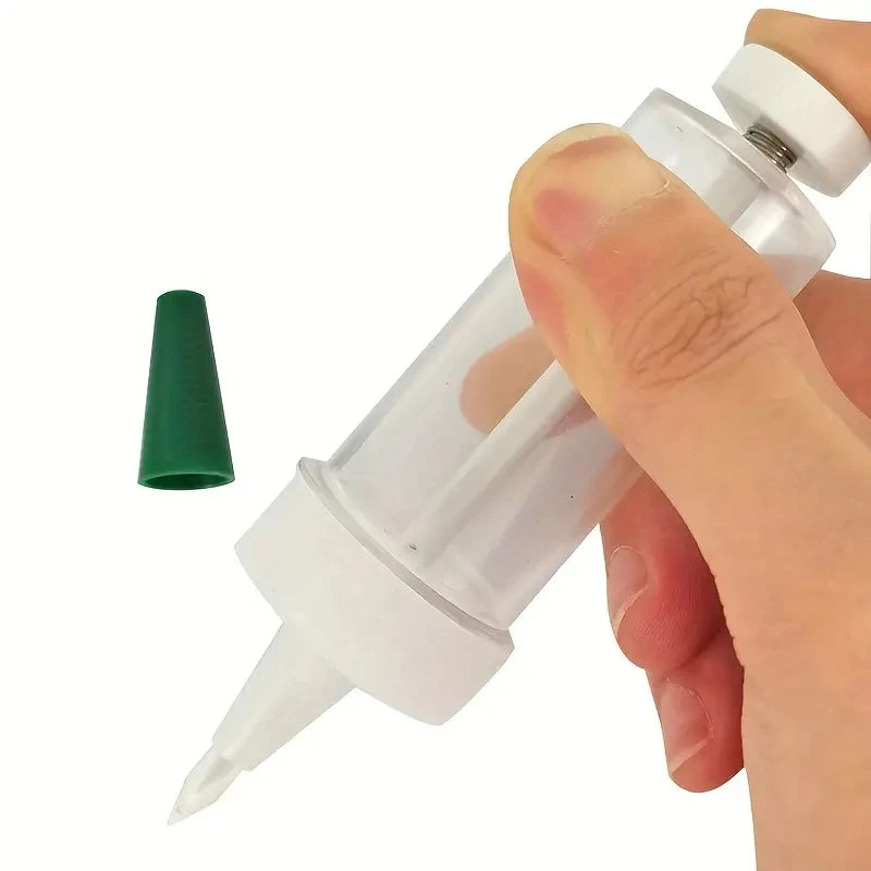 1pc Handheld Seed Dispenser, Mini Manual Seeder Tool for Garden Planting, Flower Pot & Garden Bed Essential Gardening Supplies
