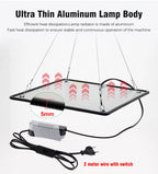 LED Grow Light Full Spectrum Phyto Lamp AC85-240V 40W  For Indoor Grow Tent Plants Growth Light
