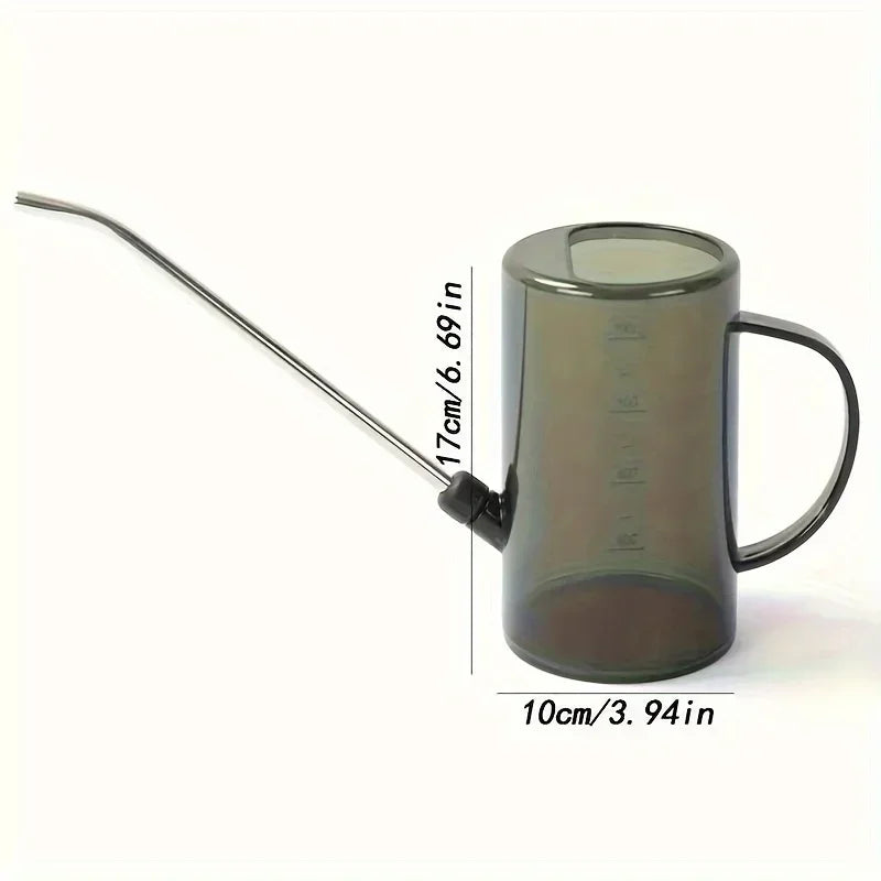 Garden Watering Can 1L Long Spout with Shovel, Indoor Outdoor Plant Flower Watering Pot