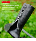 14-26CM Weeding Hoe Handheld Hollow Hoe Thickened Manganese Steel Agricultural Weeding Hoe for Planting Vegetable Garde