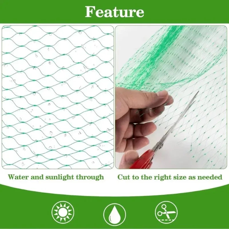 5/10M Garden Protect Netting Anti Birds Net Animals Deer Fencing Mesh for Fruits Trees Plants Stretch Durable Pest Barrier 그물망