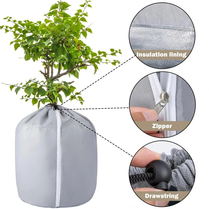 Garden plant insulation cover, fruit tree cold and frost protection durable flowerpot protective cover