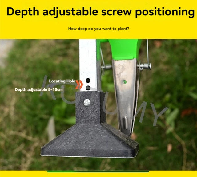 Manual Fertilizer All-in-one Machine Applicator Handheld Seeder Seed Drill Planting Corn Peanut Soybean Planter Garden Agricultu