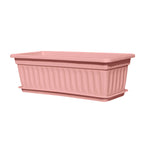 Rectangular Plastic Flower Pot Garden Planter Vegetable Planting Container for Home Patio Balcony Decoration
