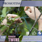 2mm Garden Twine 328 Feet Strong Jute String Green Plant Ties Climbing Plants Tomatoes Floristry Crafts Diy Knitting Crocheting