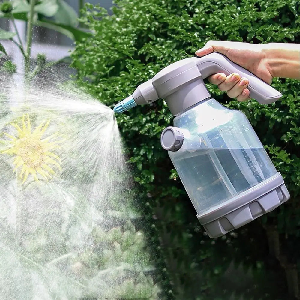 New 3L Electric Watering Can Rechargeable Adjustable Nozzle Gardening Sprayer Non-Slip Handle Watering Kettle
