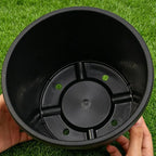 Imitation Wood Flower Pot Plastic Barrel Planter Retro Wooden Barrel Planters Garden Pots for Soil Planting Flowers Bonsai Pots