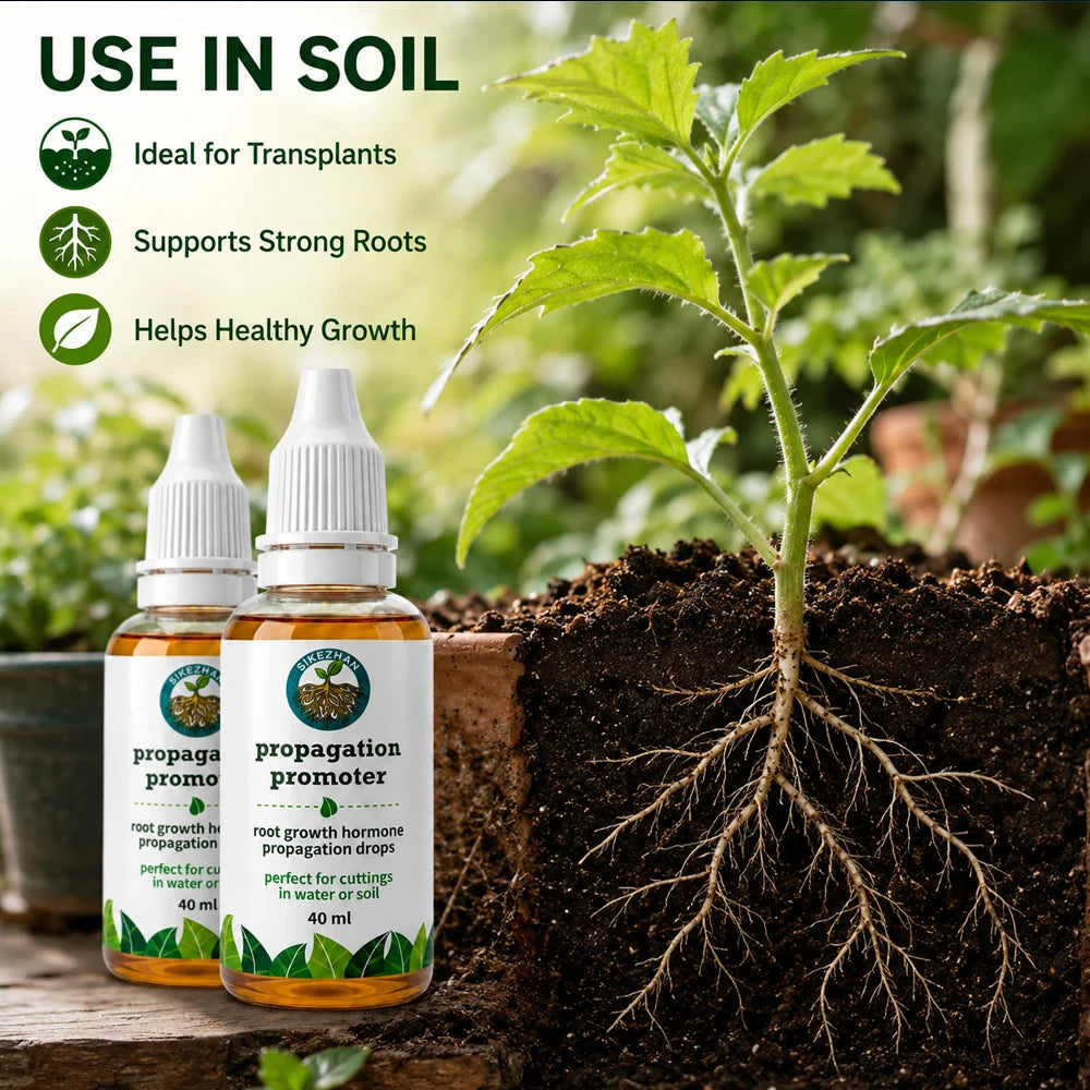 40ml Fast Plant Rooting Liquid Propagation Promoter Drops for Indoor Plants Stem Cuttings Water Soil Root Growth Enhancer