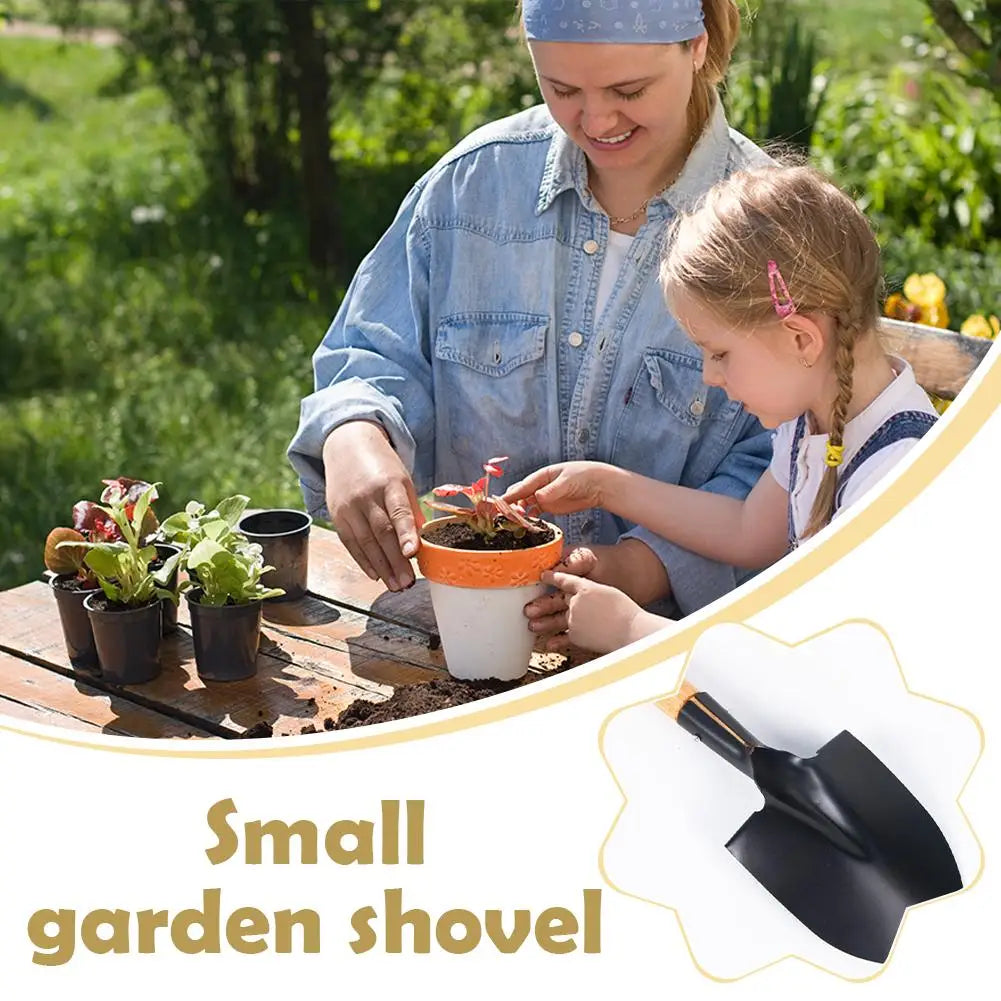 50cm Digging Shovel Mini Manganese Steel Shovels Trowel Waterproof Rustproof Garden Scoop Coated Surface for Camping Outdoor