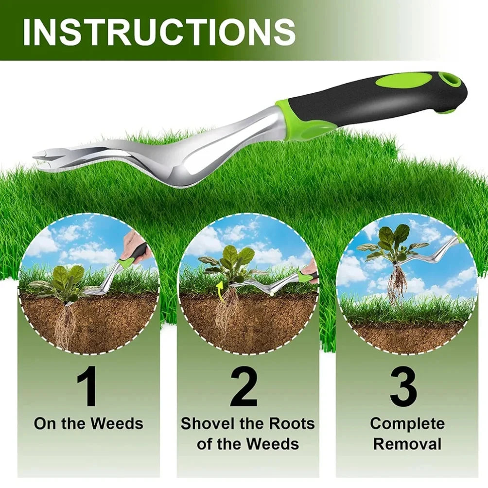 Hand Weeder Tool Premium Weed Puller For Garden Weeding Digger Tools With Ergonomic Handle Removal Farmland Transplantation