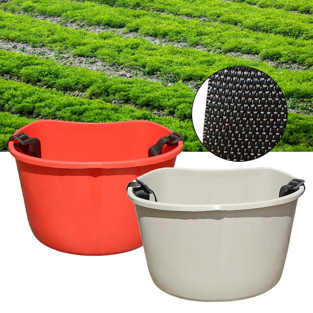 Multipurpose Fruit Picking Bucket Portable Basket Organizer with Strap for Garden Vegetable Harvest Picnic Storage