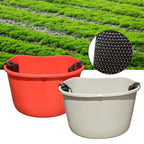 Multipurpose Fruit Picking Bucket Portable Basket Organizer with Strap for Garden Vegetable Harvest Picnic Storage