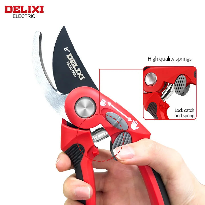 Garden Pruning Shears,Pruner Scissors Cutting,Wear-Resistant&Non-Slip Handle, Portable Knife,Manual Gardening Tools.