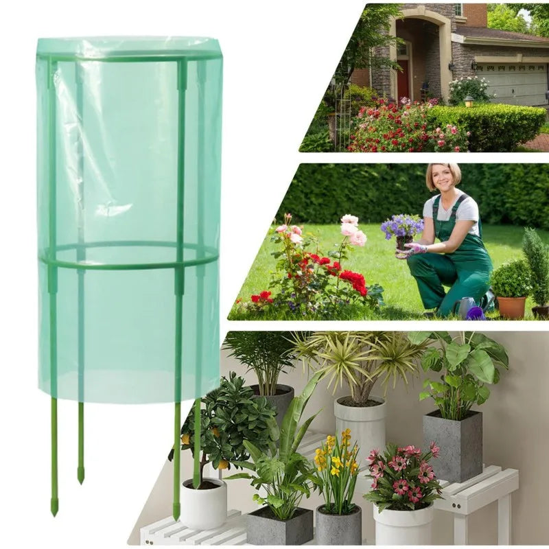 FLYY-Plastic Plant Seedling Cover- For Garden For Vegetable Fruit Flower Yard Patio Greenhouse Outdoor Use-For Gardening Protect
