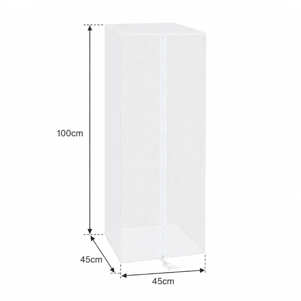 Portable with Zipper Mesh Plant Covers Reusable Protection Insect Netting Stackable Plant Protectors Greenhouse