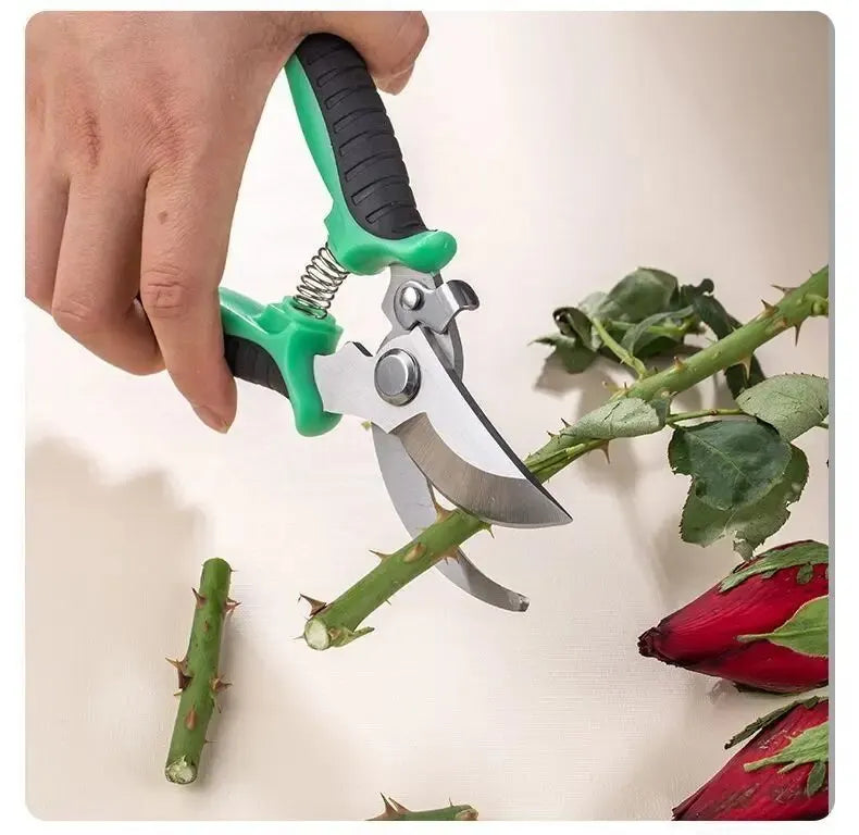 Garden Pruning Shears: Multifunctional Pruner with Stainless Steel Blade for Trimming, Gardening & More!