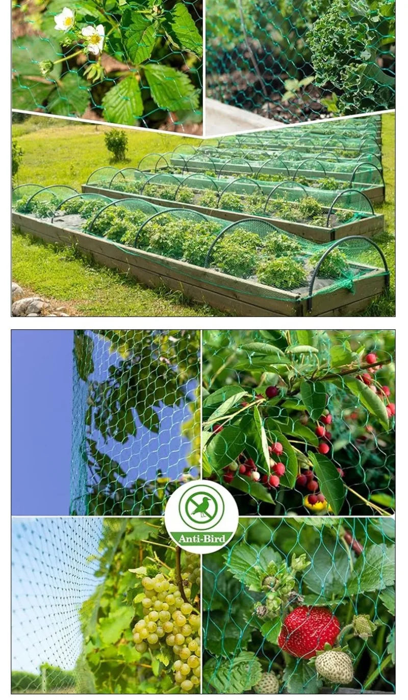 5/10M Garden Protect Netting Anti Birds Net Animals Deer Fencing Mesh for Fruits Trees Plants Stretch Durable Pest Barrier 그물망
