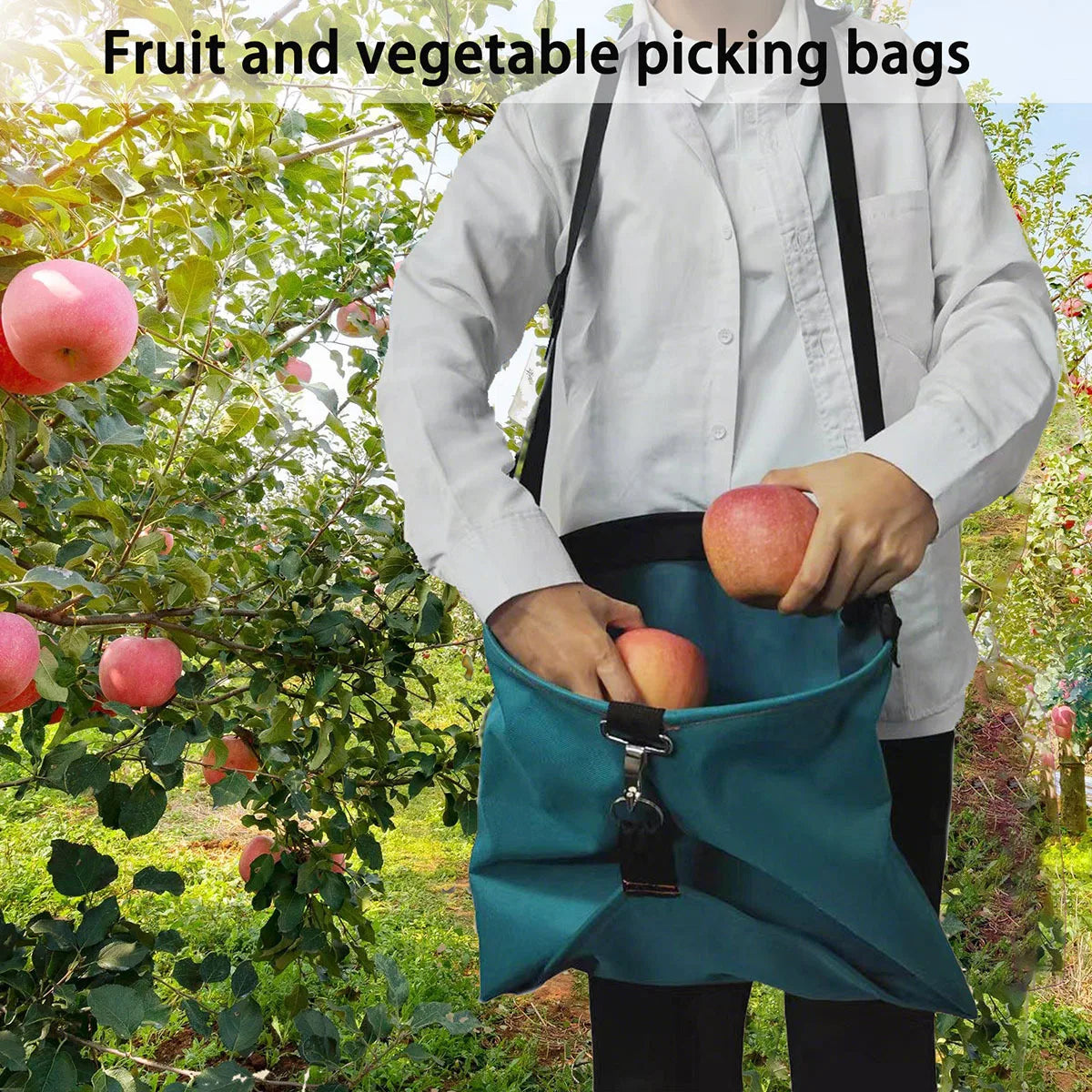 High Efficiency Fruit Farm Picking Bag Fruit Picker Harvest Basket Agricultural Cloth Bag Eco Friendly Shopping Bag for Garden