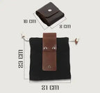Leather Waxed Canvas Pouch Garden Tool Bag Tote Garden Tools Bag In Water Proof Canvas Rolling Bag Outdoor Canvas Picking Bag