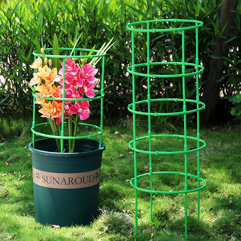 Plastic Plant Support Stakes for Flowers and Greenhouses