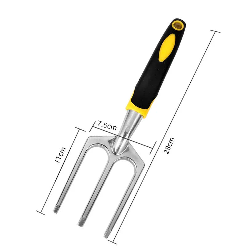 XMSJ 8PCS Multi-Function Garden Tool Hand Shovel/Triclaw Rake/Harrow/Drafter/Fork/Spade Loosening Potted Soil Planting Tools