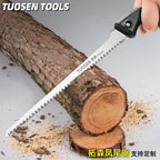Tuosen Handsaw Garden Saw SK5 Steel Saw Tools W/ Wooden Handle Woodworking Saw 340mm Convenient For Wall Panel Bending