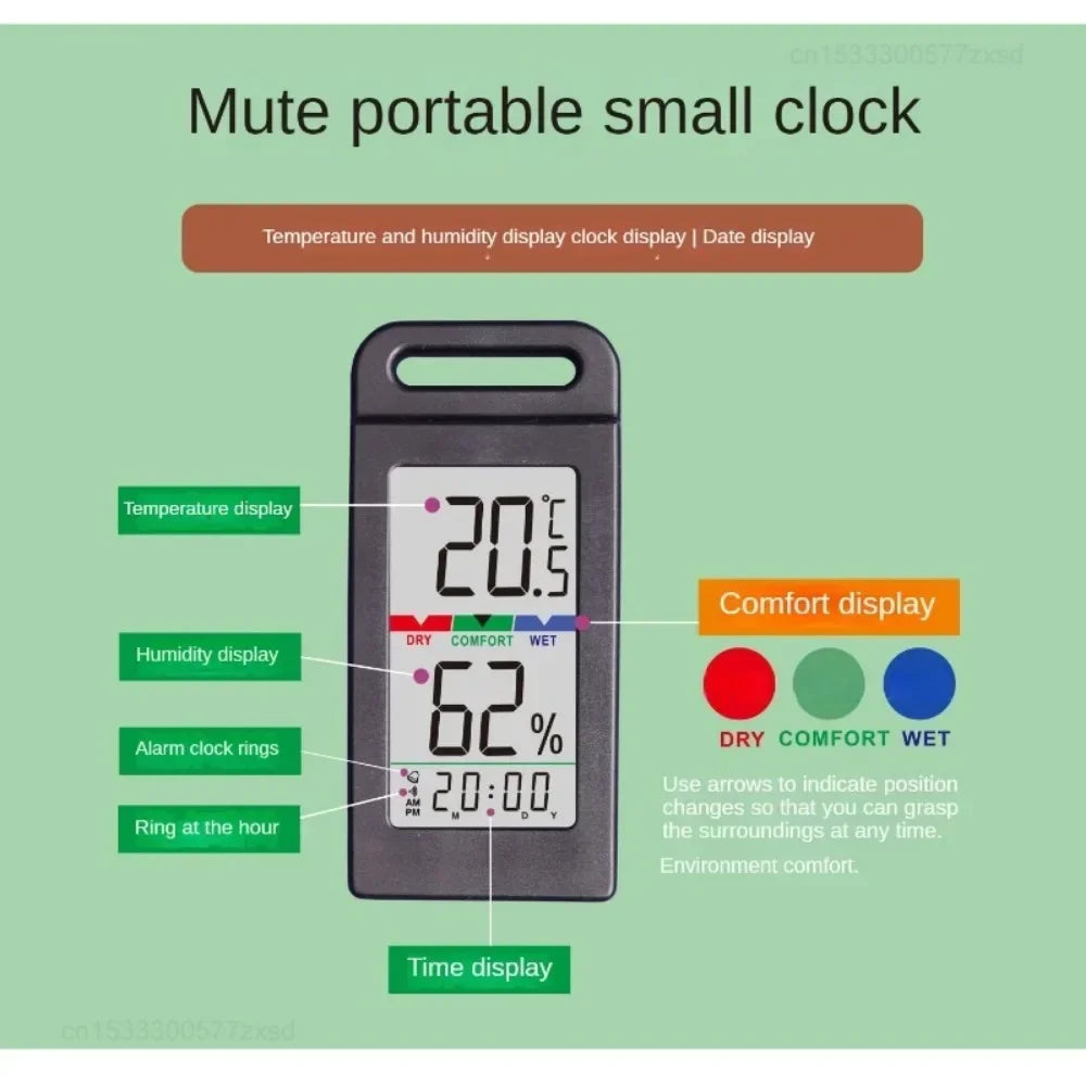 Thermometer Outdoor Temperature and Humidity Meter Camping Mountaineering Vehicle Sensor LCD Indoor Temperature Tools