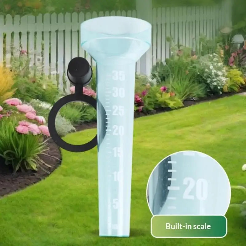 35mm Rain Gauge Rainwater Meter Water Rain Measurement Tool Outdoor Garden Ground Rainfall Guage