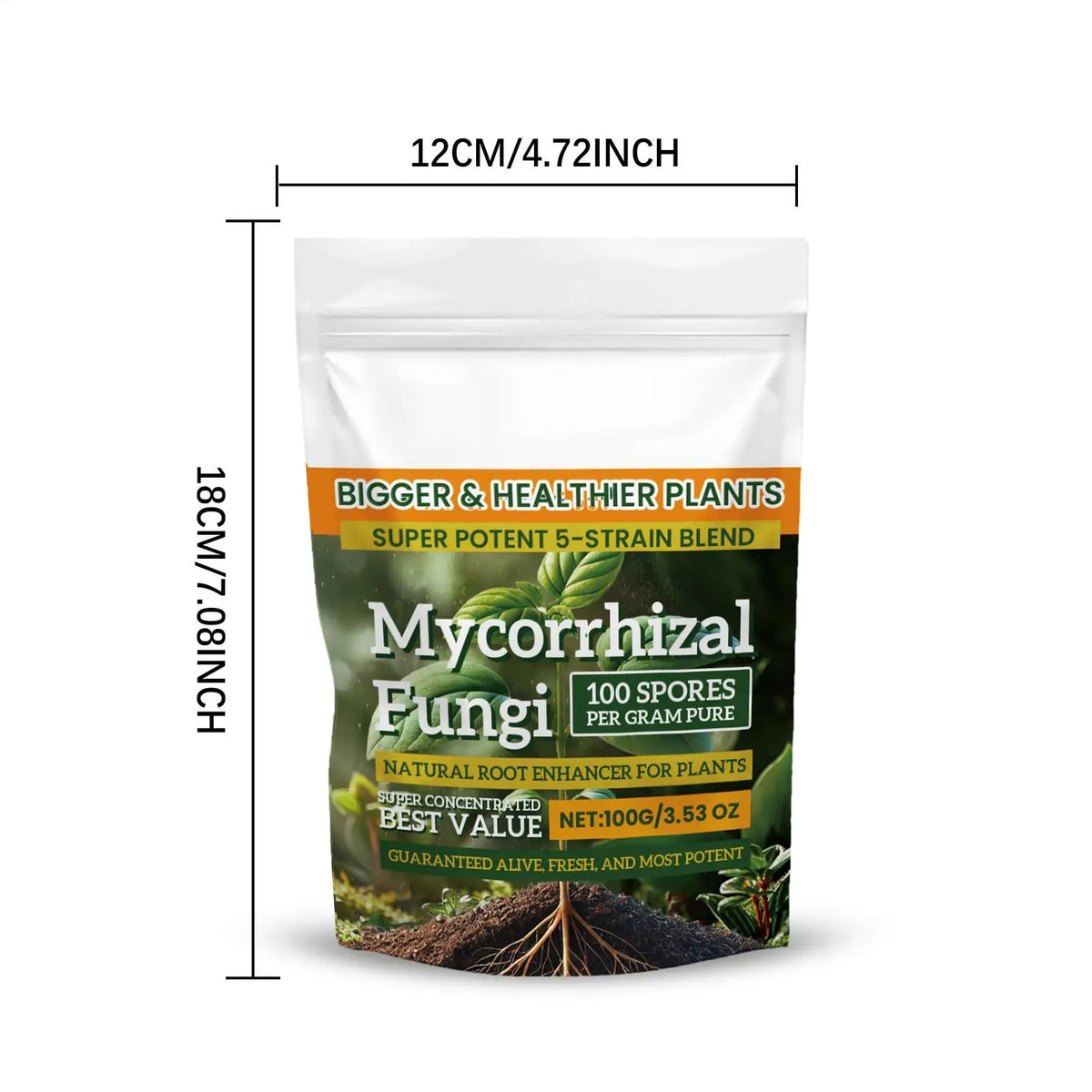 100g Plant Fertilizer Powder Plant Growth Nutrient Fertilizer Safe and Effective Rooting Supplement for Soil Culture Hydroponics