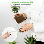 5pcs Home Garden Round Planter Pot Orchid Nursery Container Planter Container Transparent Orchid Container Round Starting Pot