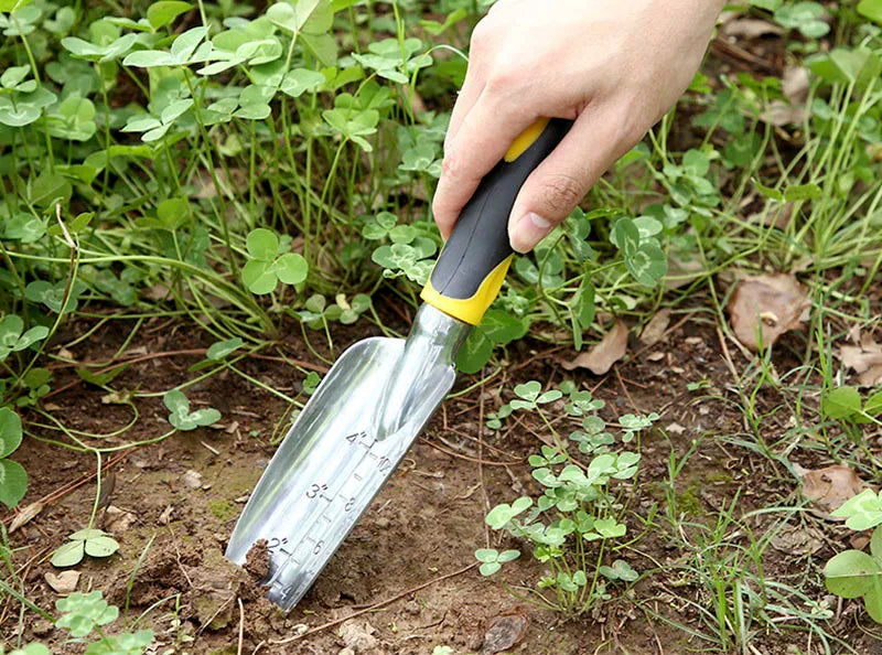 XMSJ 8PCS Multi-Function Garden Tool Hand Shovel/Triclaw Rake/Harrow/Drafter/Fork/Spade Loosening Potted Soil Planting Tools