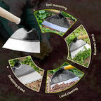 Garden Hoe Steel Hand Weeding Tool Heavy Durable Soil Digging Hoe Loosening Tool Agriculture Farming Farmer Tools Accessories
