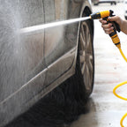 Garden Extension Hose with Sprayer Sprinkler for  for Car Cleaning Courtyard Lawn Watering EVA Retractable Tubeing Water Gun Kit