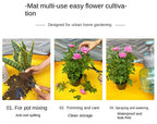 50*50cm Flower Pots Transplanting Mats Gardening Planting Mat Pe Plant Repotting Mat Foldable Waterproof Gardening Potting Pad