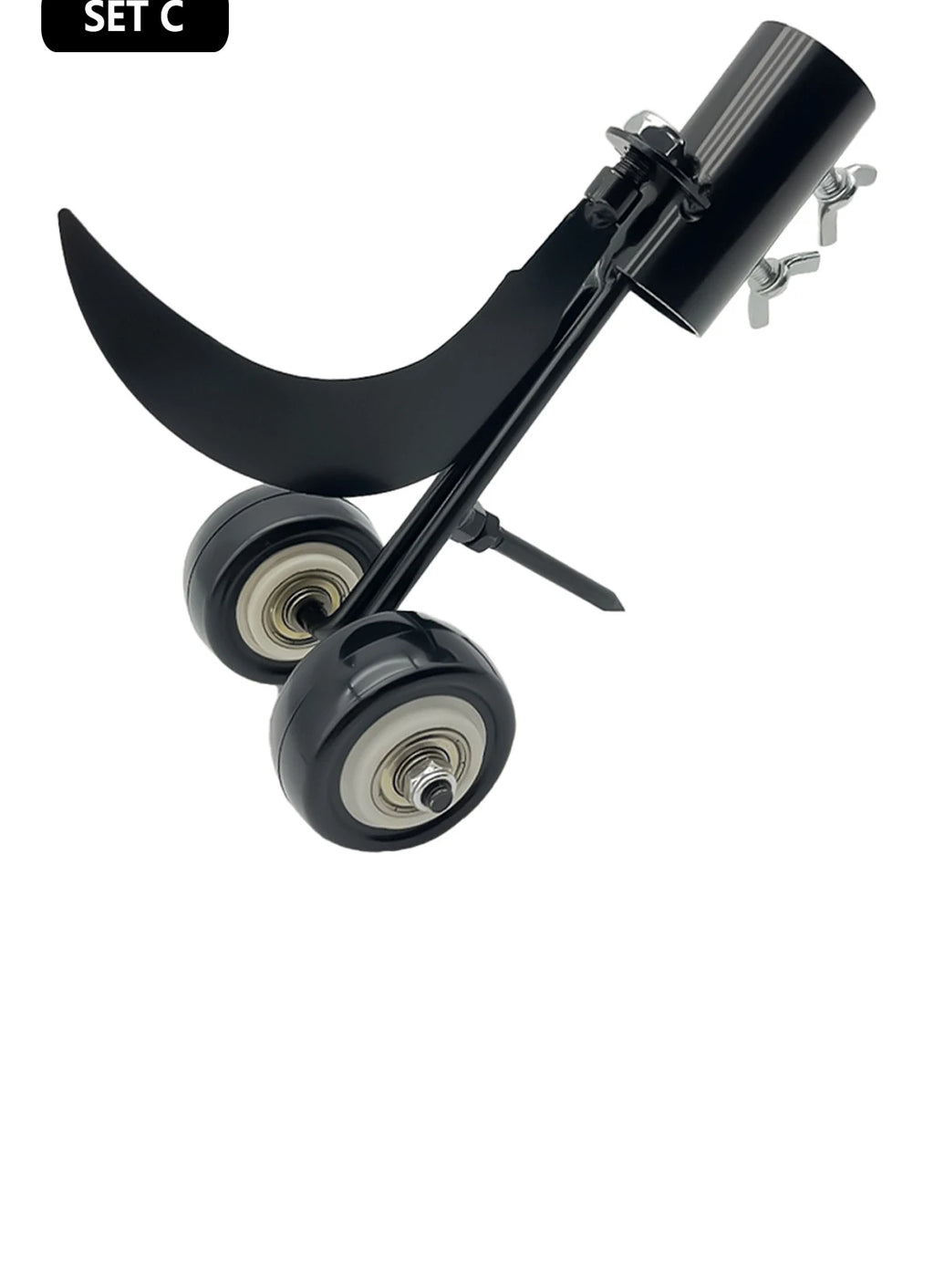 Weed Remover Set with Roller Manual Weed Remover No Need to Bend Over for Garden/ Sidewalk/ Driveway Cracks Elderly