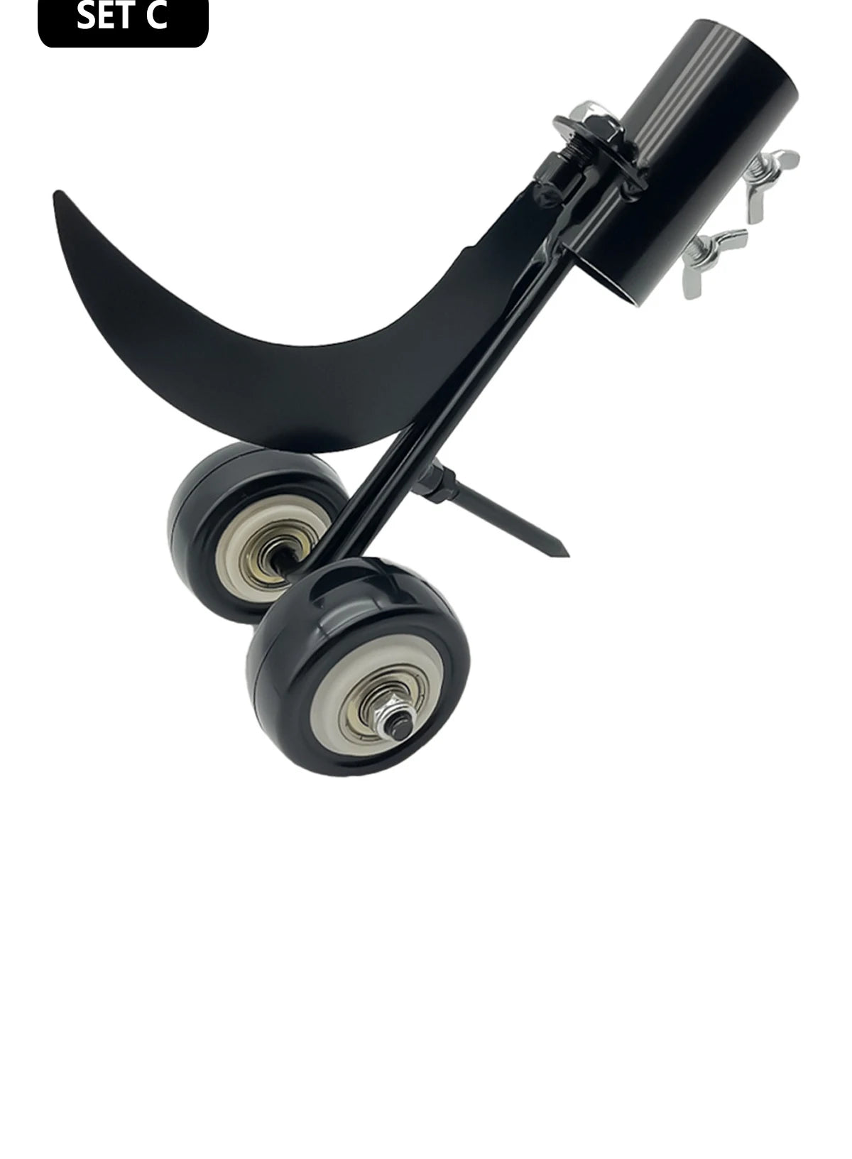 Weed Remover Set with Roller Manual Weed Remover No Need to Bend Over for Garden/ Sidewalk/ Driveway Cracks Elderly