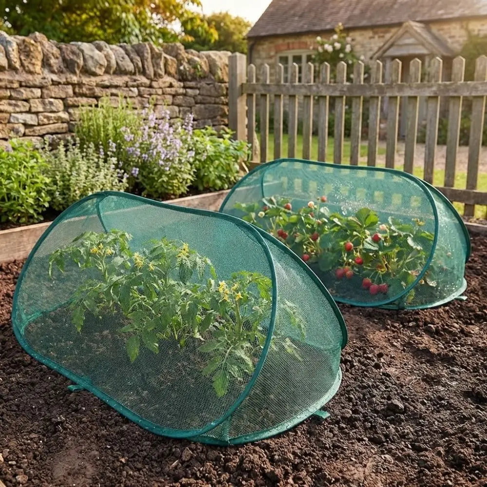 Folding Plant Protection Netting Anti-frost Insect-proof Garden Row Covers Breathable Pop Up Plant Shade Cover Indoor Plants