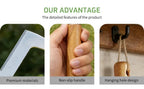 small garden weed rake multi purpose gardening weeding tool for leaves, vegetable plot, backyard and farm planting cultivation