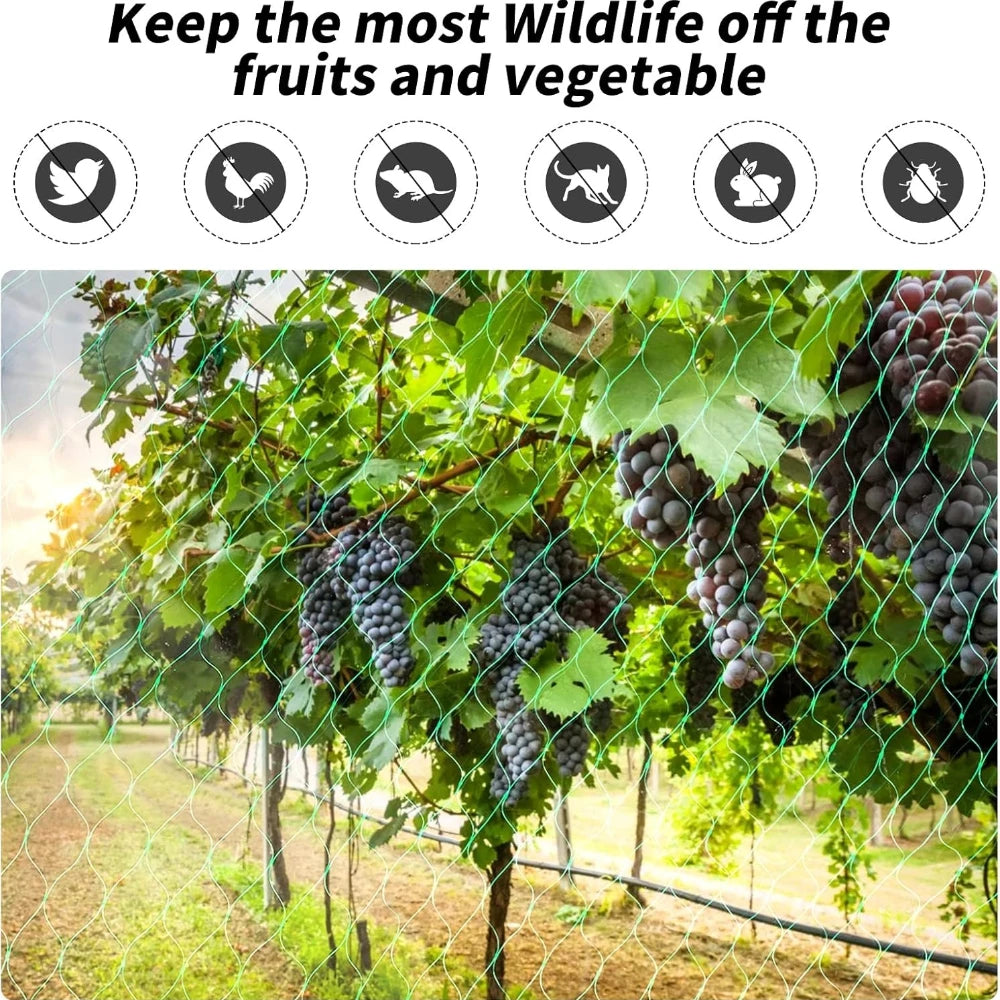 5/10M Garden Protect Netting Anti Birds Net Animals Deer Fencing Mesh for Fruits Trees Plants Stretch Durable Pest Barrier 그물망