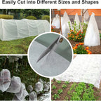 Plant Cold Protection Cover Thickened Floating Surface Covering Cloth160cm×1000cmNon-woven Fabric Vegetable and Fruit Tree Frost
