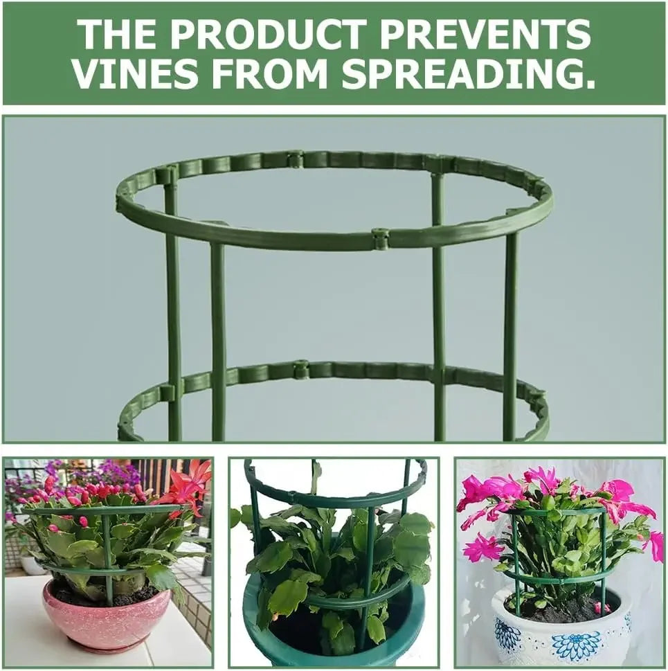 Plastic Plant Support Stakes for Flowers and Greenhouses