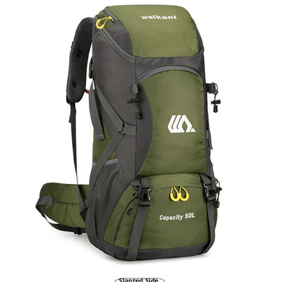 Patent‑Design Outdoor Mountaineering Bag – Military Green – Single Unit – Packed in Opp Bag